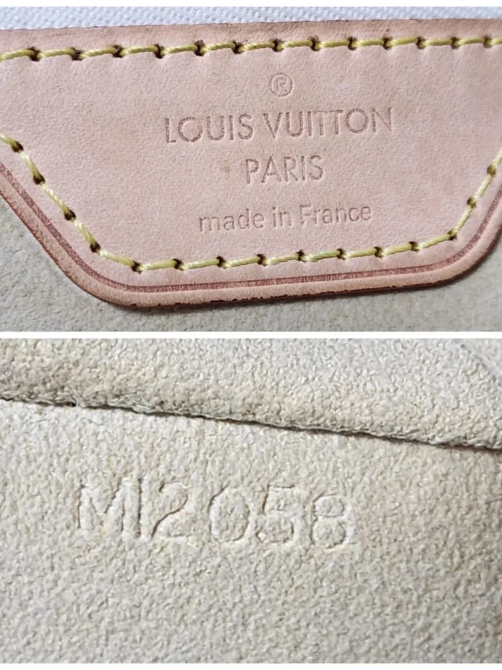 Authentic Louis Vuitton Damier Azur Hampstead PM Shoulder Bag Brown/Beige - Picture 3 of 14